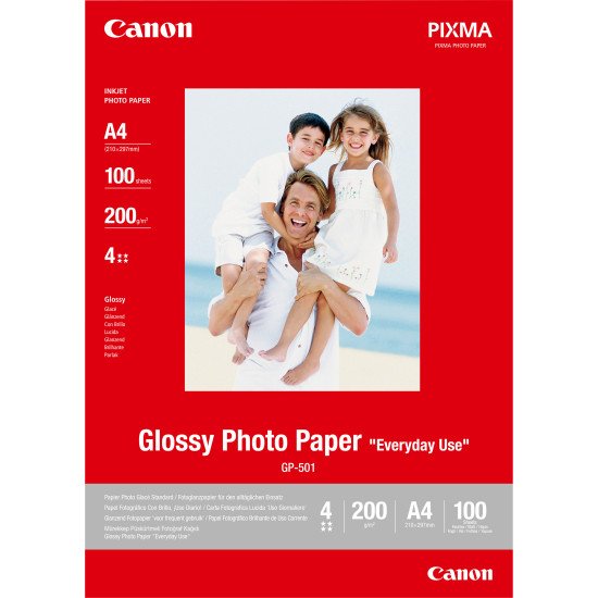 Canon Papier photo brillant A4 GP-501 - 100 feuilles