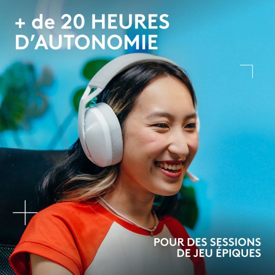 Logitech 981-001569 casque Gaming Blanc
