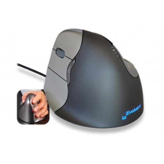 BakkerElkhuizen Evoluent4 souris Optique Gauche