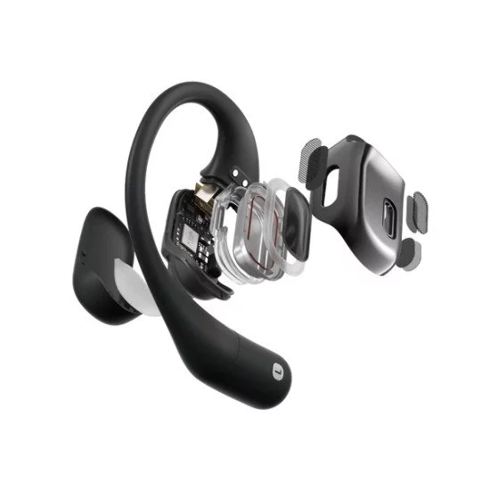 SHOKZ OpenFit Écouteurs Sans fil Crochets auriculaires Appels/Musique/Sport/Au quotidien Bluetooth Noir SHOKZ OpenFit Écouteurs Sans fil Crochets auriculaires Appels/Musique/Sport/Au quotidien Bluetooth Noir