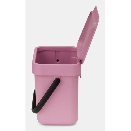 Brabantia Sort & Go 3 L Rectangulaire Plastique recyclé Rose