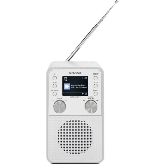 TechniSat DigitRadio 317 Portable Analogique et numérique Blanc