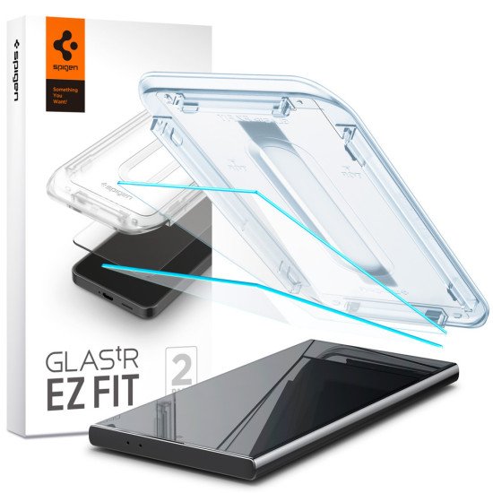 Spigen GLAS.tR EZ Fit HD Protection d'écran transparent Samsung 2 pièce(s)