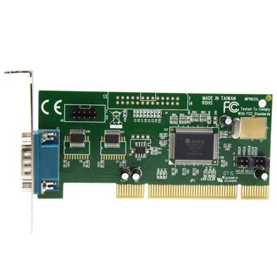 StarTech.com Carte PCI à Faible Encombrement avec 2 Ports RS232 - Adaptateur Série - UART 16550
