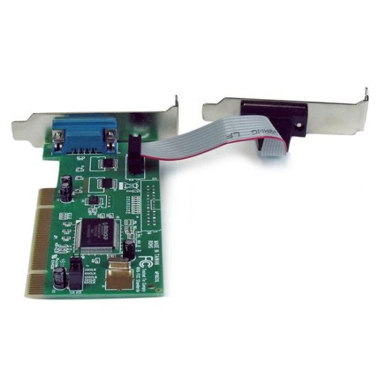 StarTech.com Carte PCI à Faible Encombrement avec 2 Ports RS232 - Adaptateur Série - UART 16550