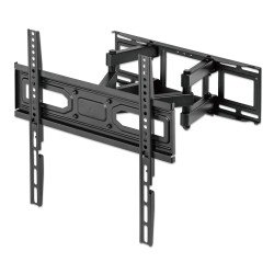 Manhattan Support mural pour TV/moniteurs (Bras articulé), écrans 32" à 55", Compatibilité VESA : de 100x100 à 400x400 mm (vérifiez les dimensions des quatre trous de fixation à l'arrière), charge max. 40 kg, noir