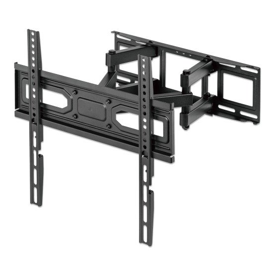 Manhattan Support mural pour TV/moniteurs (Bras articulé), écrans 32" à 55", Compatibilité VESA : de 100x100 à 400x400 mm (vérifiez les dimensions des quatre trous de fixation à l'arrière), charge max. 40 kg, noir
