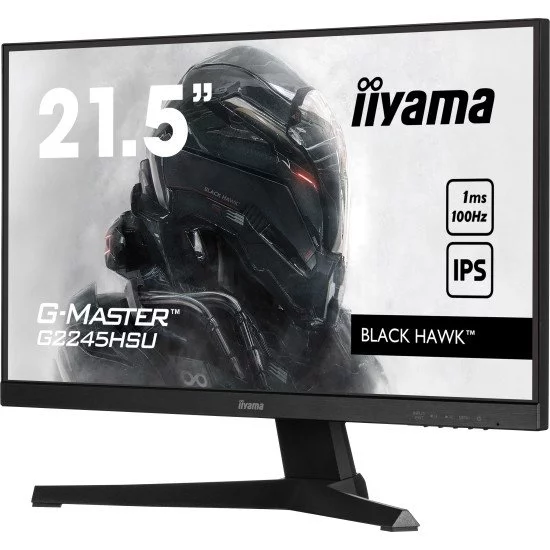 iiyama G-MASTER G2245HSU-B2 LED display 54,6 cm (21.5") 1920 x 1080 pixels Full HD Noir iiyama G-MASTER G2245HSU-B2 LED display 54,6 cm (21.5") 1920 x 1080 pixels Full HD Noir
