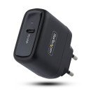 StarTech.com Chargeur PC Portable USB-C 65W, Chargeur Mural GaN Compact Pour Dell, XPS, HP ProBook, MacBook Pro, Surface Pro, Noir