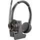 POLY Savi 8220 Casque Avec fil &sans fil Arceau Bureau/Centre d'appels Bluetooth Noir