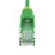 StarTech.com Câble Ethernet CAT6 Vert Fin de 7m, Sans Accroc, 100W PoE, UTP, LSZH, Fil de Cuivre Pur 28AWG, Cordon Patch Réseau RJ45 avec Serre-Câble, Contrôlé Fluke
