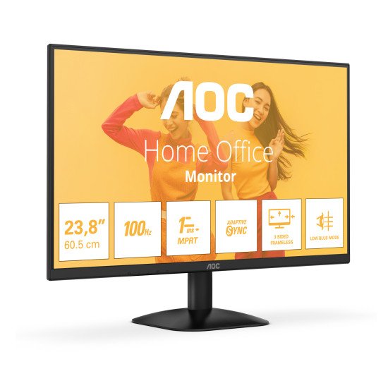 AOC B3 24B35HM2 écran PC 60,5 cm (23.8") 1920 x 1080 pixels Full HD LED Noir AOC B3 24B35HM2 écran PC 60,5 cm (23.8") 1920 x 1080 pixels Full HD LED Noir