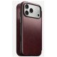 Nomad Modern Leather Folio coque de protection pour téléphones portables 16 cm (6.3") Housse Bourgogne