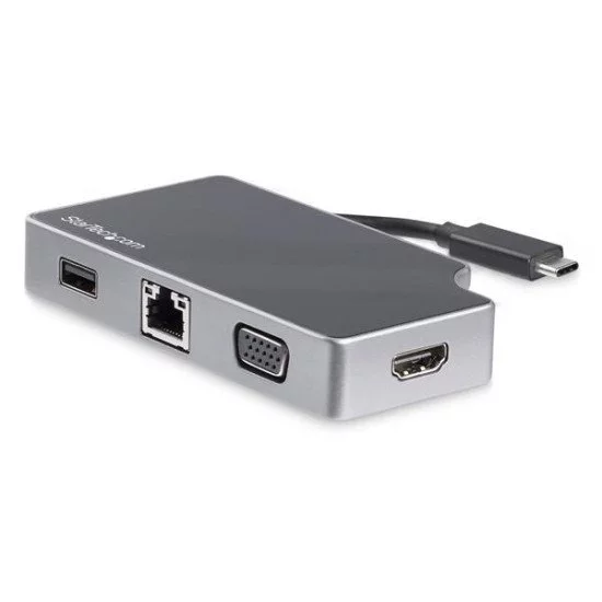 StarTech.com Adaptateur multiport AV numérique avec sorties vidéo HDMI et VGA - PD 3.0 95 W StarTech.com Adaptateur multiport AV numérique avec sorties vidéo HDMI et VGA - PD 3.0 95 W