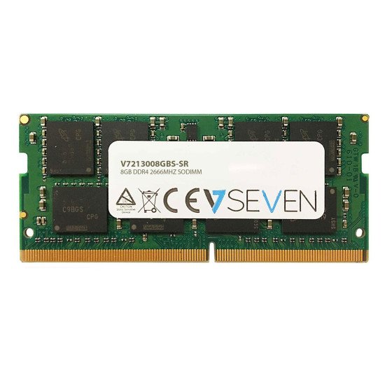 V7 V7213008GBS-SR 8o DDR4 PC4-21300 - 2666MHZ 1.2V SO DIMM 