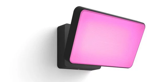 Pack Philips Hue Projecteur Extérieur + Module Interrupteur - 16M Couleurs - Compatible Alexa