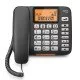 Gigaset DL580 Téléphone analogique Identification de l'appelant Noir Gigaset DL580 Téléphone analogique Identification de l'appelant Noir