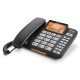 Gigaset DL580 Téléphone analogique Identification de l'appelant Noir
