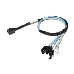 Chenbro 26H12314609A0 câble Serial Attached SCSI (SAS) 0,55 m Noir, Bleu Chenbro 26H12314609A0 câble Serial Attached SCSI (SAS) 0,55 m Noir, Bleu
