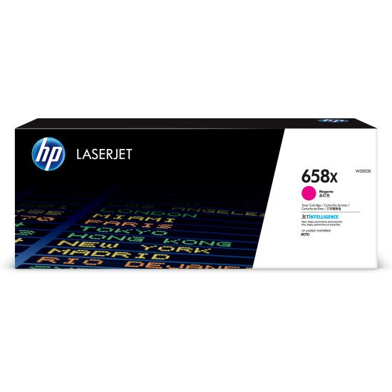 HP Toner magenta LaserJet 658X authentique grande capacité HP Toner magenta LaserJet 658X authentique grande capacité