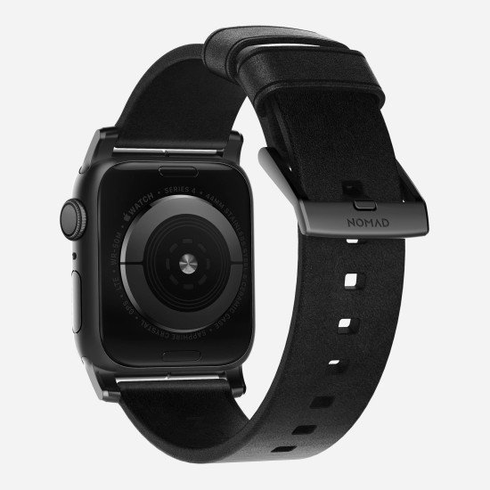 Nomad NM1A41BM00 accessoire intelligent à porter sur soi Bande Noir Cuir, Acier inoxydable Nomad NM1A41BM00 accessoire intelligent à porter sur soi Bande Noir Cuir, Acier inoxydable