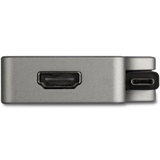 StarTech.com Adaptateur multiport AV numérique - Sorties vidéo VGA, DVI, HDMI, mDP - PD 85 W