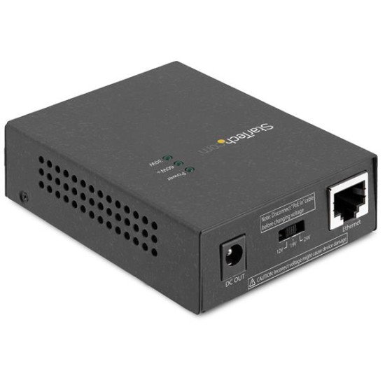 StarTech.com Kit injecteur Power over Ethernet et splitter PoE 60 W à 1 port