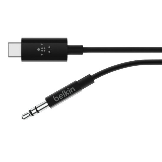 Belkin RockStar™ 3.5mm Audio Cable with USB-C™ Connector câble audio USB C 3,5mm Noir