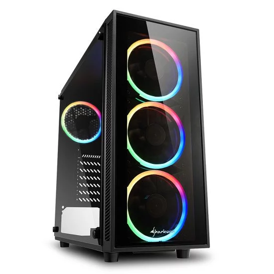 Sharkoon TG4 Midi Tower Noir Sharkoon TG4 Midi Tower Noir