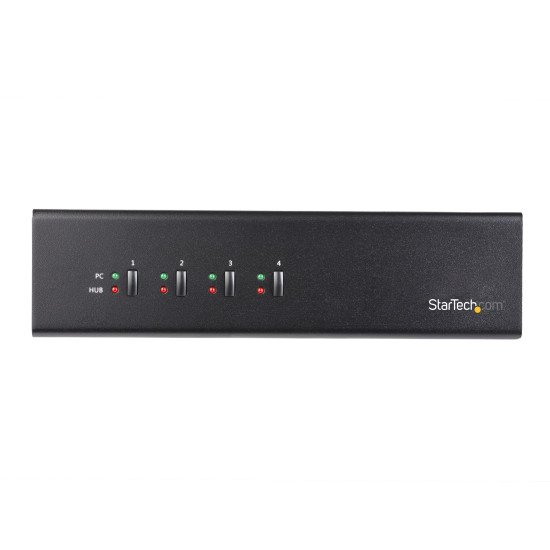 StarTech.com KVM switch écran clavier souris USB à 4 ports Dual-Link DVI avec hub USB 3.0