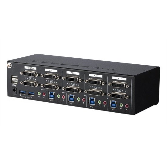 StarTech.com KVM switch écran clavier souris USB à 4 ports Dual-Link DVI avec hub USB 3.0