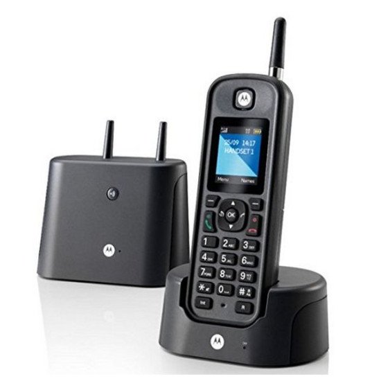 Motorola O201 Téléphone DECT Identification de l'appelant Noir Motorola O201 Téléphone DECT Identification de l'appelant Noir