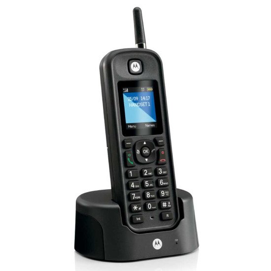 Motorola O201 Téléphone DECT Identification de l'appelant Noir Motorola O201 Téléphone DECT Identification de l'appelant Noir