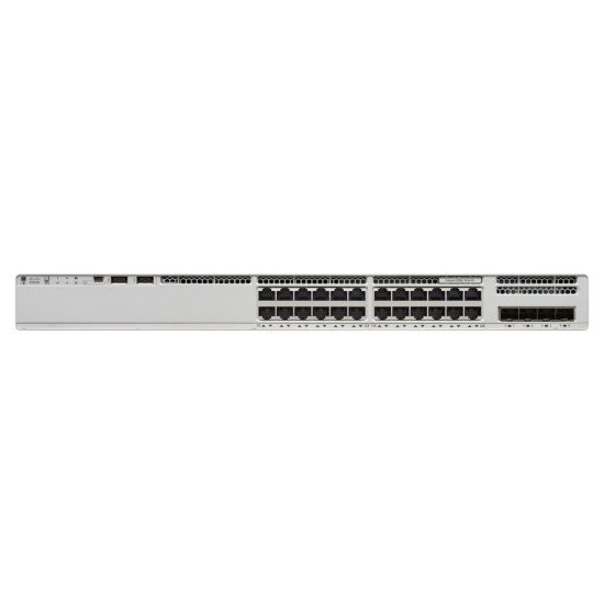 Cisco Catalyst C9200L Non-géré L3 10G Ethernet (100/1000/10000) Gris Connexion Ethernet, supportant l'alimentation via ce port (PoE)