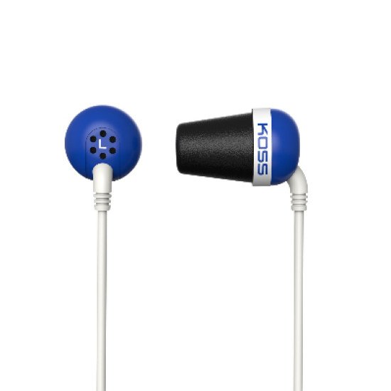 Koss PLUG Écouteurs Avec fil Ecouteurs Bleu
