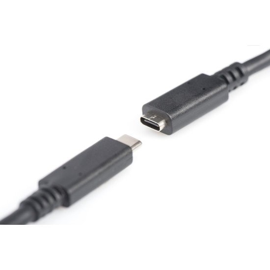 ASSMANN Electronic AK-300210-007-S câble USB 0,7 m 3.2 Gen 2 (3.1 Gen 2) USB C Noir