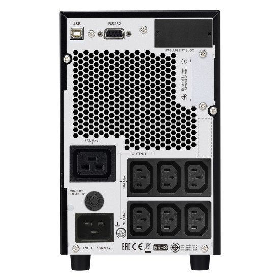 APC SRV3KIL alimentation d'énergie non interruptible Double-conversion (en ligne) 3000 VA 2400 W 7 sortie(s) CA APC SRV3KIL alimentation d'énergie non interruptible Double-conversion (en ligne) 3000 VA 2400 W 7 sortie(s) CA