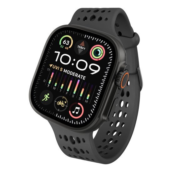 Decoded Ares O Watch Band Bande Noir Silicone