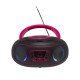 Denver TCL-212BT PINK Lecteur de CD Lecteur CD portable Noir, Rose