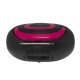 Denver TCL-212BT PINK Lecteur de CD Lecteur CD portable Noir, Rose