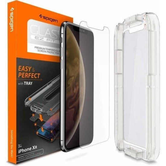 Spigen 064GL24818 protection d'écran iPhone XR 1 pièce(s)