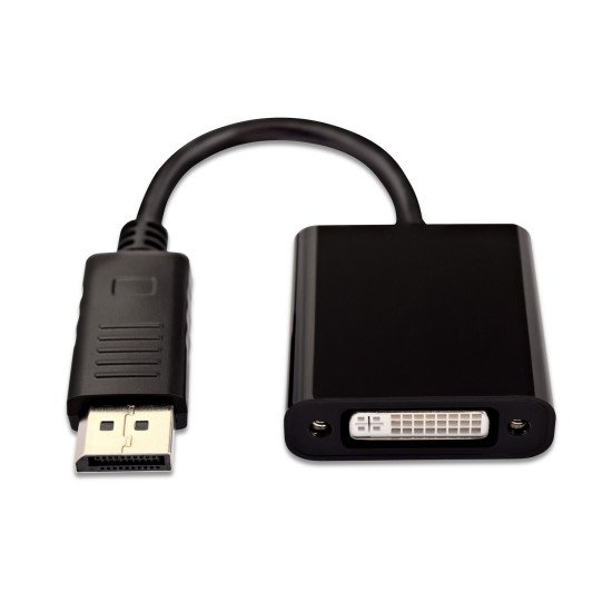 V7 Adaptateur vidéo DisplayPort mâle vers DVI-I actif, femelle, noir