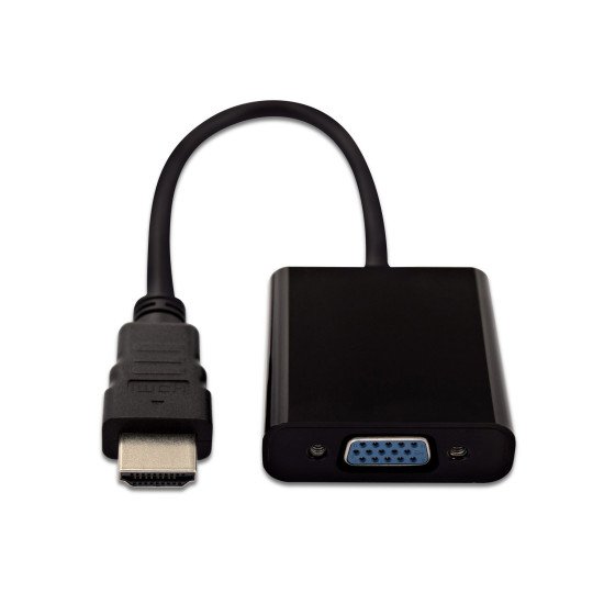 V7 Adaptateur vidéo HDMI mâle vers VGA femelle, noir