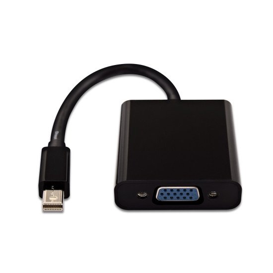 V7 Adaptateur vidéo Mini-DisplayPort mâle vers VGA femelle, noir