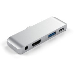 Satechi ST-TCMPHS hub & concentrateur USB 3.2 Gen 1 (3.1 Gen 1) Type-C 5000 Mbit/s Argent