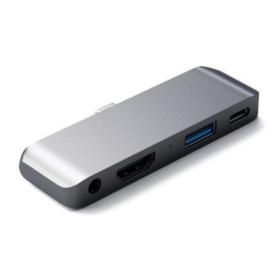 Satechi ST-TCMPHM hub & concentrateur USB 3.2 Gen 1 (3.1 Gen 1) Type-C 5000 Mbit/s Gris Satechi ST-TCMPHM hub & concentrateur USB 3.2 Gen 1 (3.1 Gen 1) Type-C 5000 Mbit/s Gris