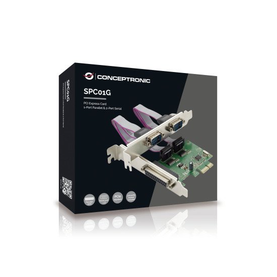 Conceptronic SPC01G carte et adaptateur d'interfaces Interne Parallèle, RS-232