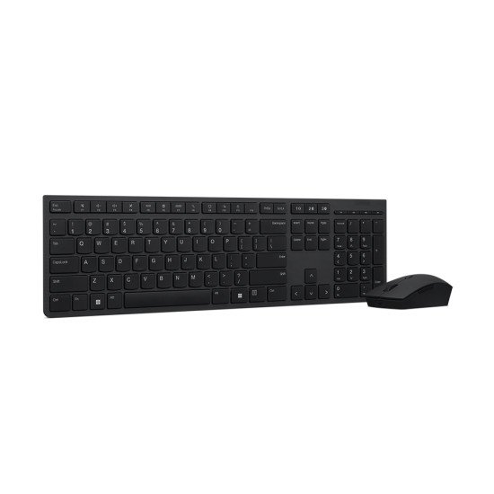 Lenovo 4X31K03968 clavier Souris incluse RF sans fil + Bluetooth Belge, Anglais Gris