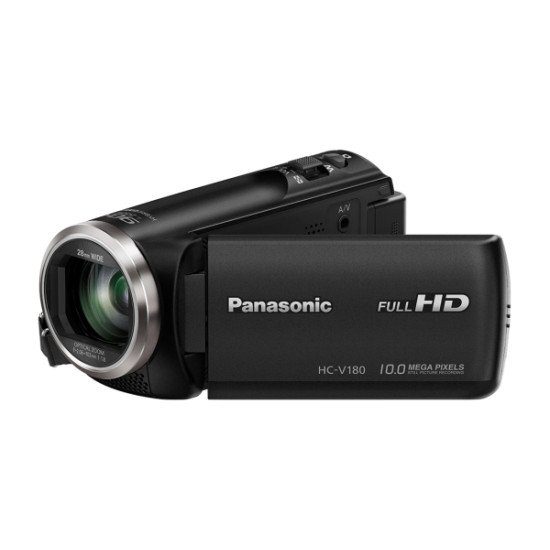 Panasonic HC-V180EG-K caméscope numérique Caméscope portatif 2,51 MP MOS BSI Full HD Noir