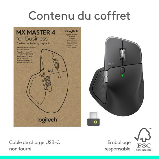 Logitech MX Master 4 for Business - Graphite